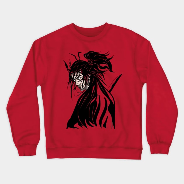 Musashi miyamoto the samurai Crewneck Sweatshirt by jorge_lebeau